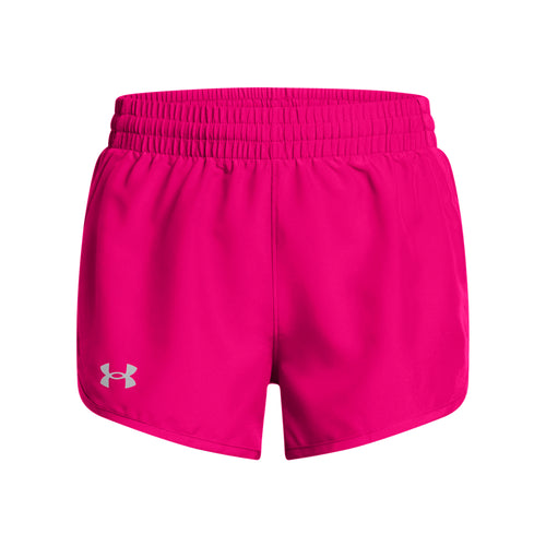 Girls' Under Armour Youth Fly By Short - 681 - SHADED FUCHSIA