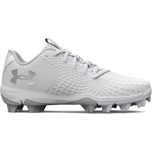 Girls' Under Armour Youth Glyde 2.0 RM Softball Cleats  - 100 - WHITE/BLACK