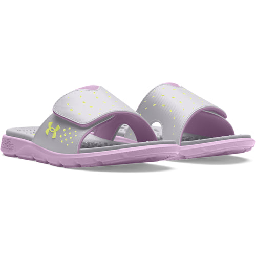 Girls' Under Armour Youth  Ignite Pro Slide Sandals - 500 PURP