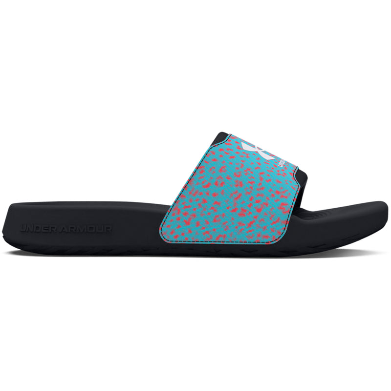 Girls' Under Armour Youth Ignite Select Print Slide Sandal - 001 - BLACK