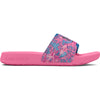 Girls' Under Armour Youth Ignite Select Slide Sandal - 600 - PINK