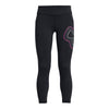 Girls' Under Armour Youth Motion Branded Ankle Legging - 001 - BLACK