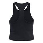 Girls' Under Armour Youth Motion Branded Crop Tank Top - 001 - BLACK
