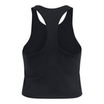 Girls' Under Armour Youth Motion Branded Crop Tank Top - 001 - BLACK