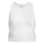 Girls' Under Armour Youth Motion Crop Tank Top - 100 - WHITE