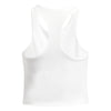 Girls' Under Armour Youth Motion Crop Tank Top - 100 - WHITE