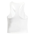 Girls' Under Armour Youth Motion Crop Tank Top - 100 - WHITE