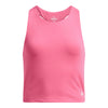 Girls' Under Armour Youth Motion Crop Tank Top - 672 - SUPER PINK