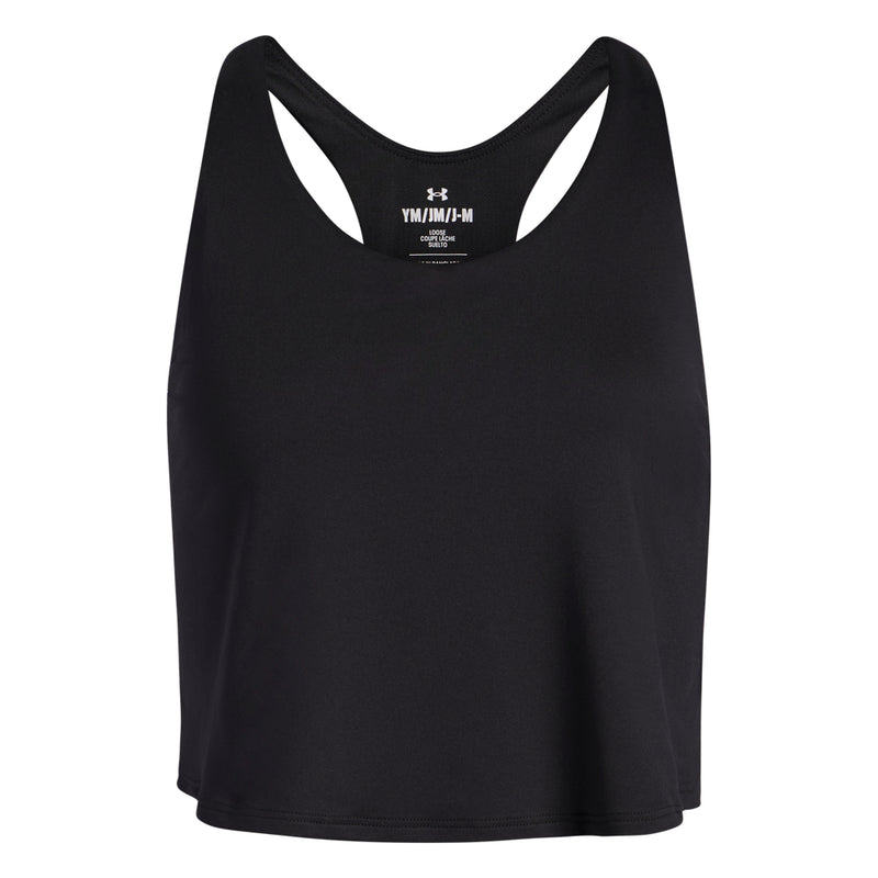 Girls' Under Armour Youth Motion Loose 2-In-1 Tank Top - 003 - BLACK