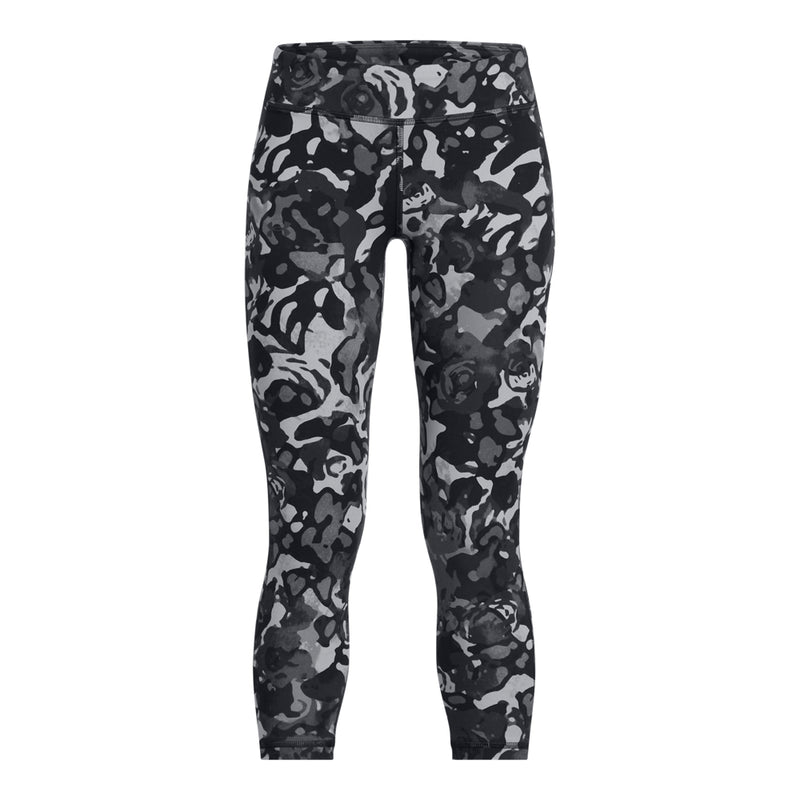 Girls' Under Armour Youth Motion Printed Crop - 007 - BLACK