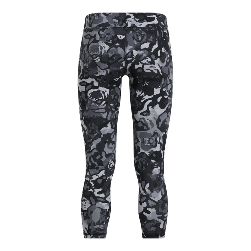 Girls' Under Armour Youth Motion Printed Crop - 007 - BLACK