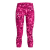 Girls' Under Armour Youth Motion Printed Crop - 681 - SHADED FUCHSIA