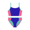 Girls' Under Armour Youth Piping Color Block 2-Piece Swimsuit - 950-PC