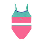 Girls' Under Armour Youth Piping Color Block 2-Piece Swimsuit - 950-PC