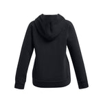 Girls' Under Armour Youth Rival Big Logo Print Hoodie - 002 - BLACK