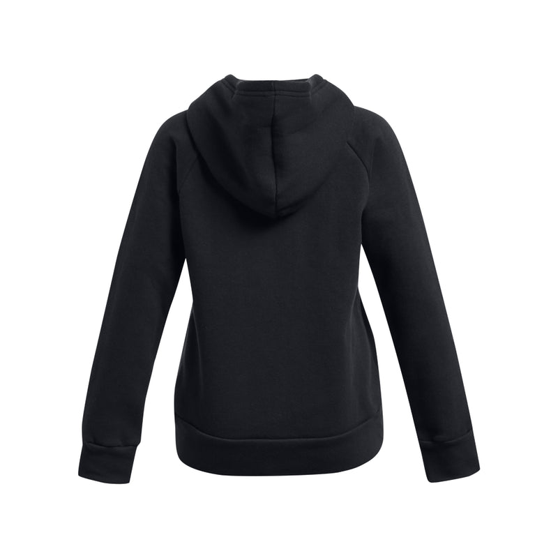 Girls' Under Armour Youth Rival Big Logo Print Hoodie - 002 - BLACK