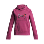 Girls' Under Armour Youth Rival Big Logo Print Hoodie - 659