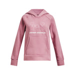 Girls' Under Armour Youth Rival Big Logo Print Hoodie - 697
