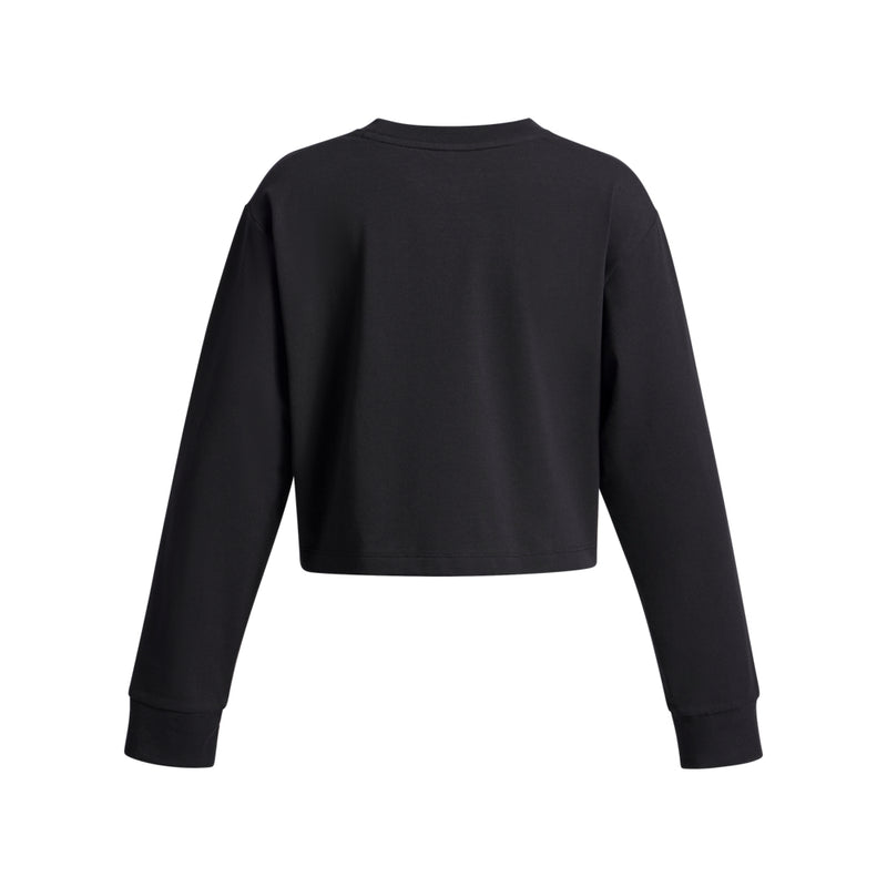 Girls' Under Armour Youth Rival Boxy Longsleeve - 003 - BLACK