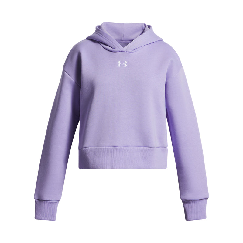 Girls' Under Armour Youth Rival Fleece Crop Hoodie - 538