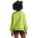 Girls' Under Armour Youth Rival Fleece Oversized Sweatshirt - 326 - VIBE GREEN