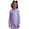 Girls' Under Armour Youth Rival Fleece Shimmer Hoodie - 538