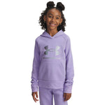 Girls' Under Armour Youth Rival Fleece Shimmer Hoodie - 538