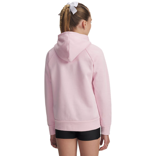 Girls' Under Armour Youth Rival Fleece Shimmer Hoodie - 647