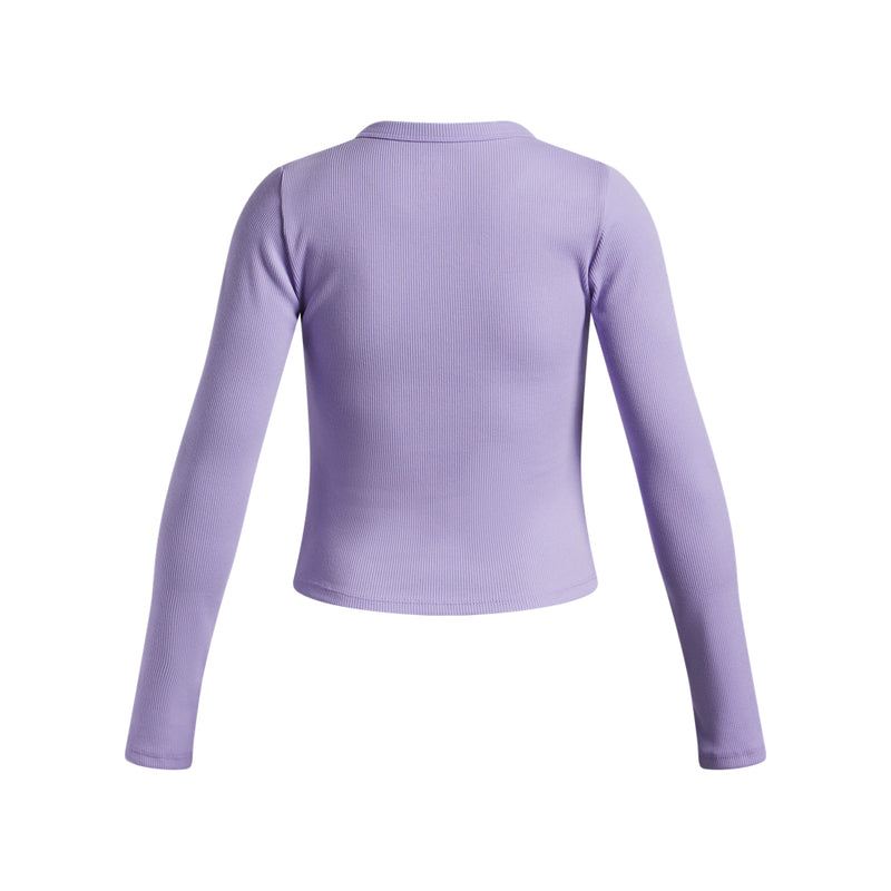Girls' Under Armour Youth Rival Rib Longsleeve - 538