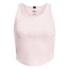 Girls' Under Armour Youth Rival Rib Tank Top - 647 - PRIME PINK
