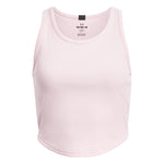 Girls' Under Armour Youth Rival Rib Tank Top - 647 - PRIME PINK