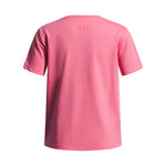 Girls' Under Armour Youth Rival Shimmer T-Shirt - 672 - PINK
