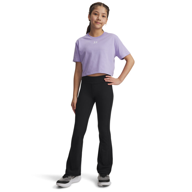 Girls' Under Armour Youth Rival T-Shirt - 538 - PURPLE CREST