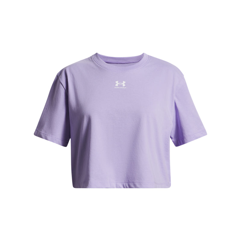 Girls' Under Armour Youth Rival T-Shirt - 538 - PURPLE CREST