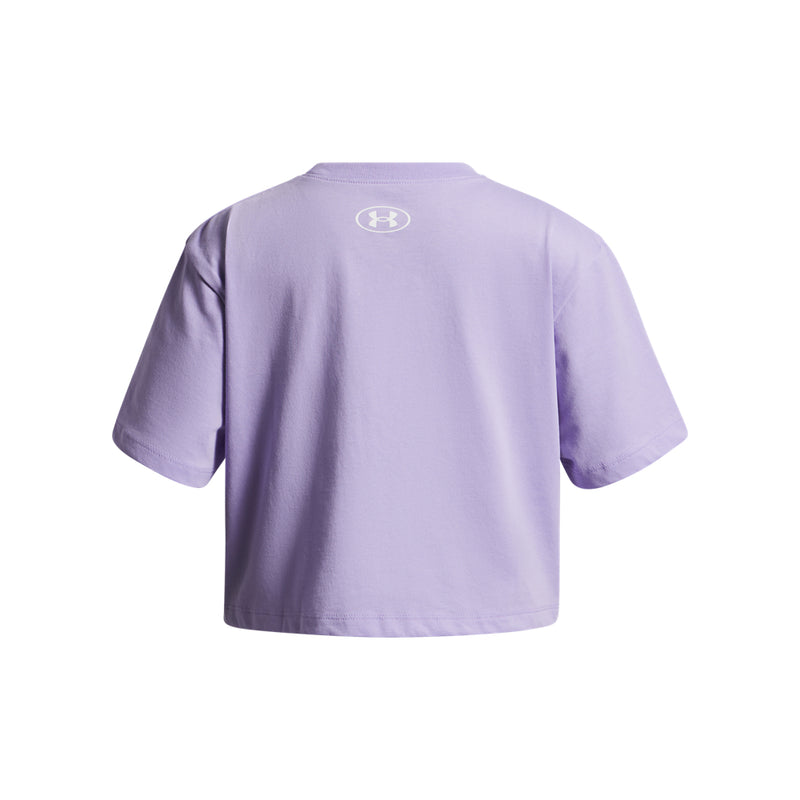 Girls' Under Armour Youth Rival T-Shirt - 538 - PURPLE CREST