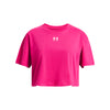 Girls' Under Armour Youth Rival T-Shirt - 681 - SHADED FUCHSIA
