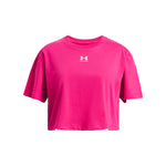 Girls' Under Armour Youth Rival T-Shirt - 681 - SHADED FUCHSIA