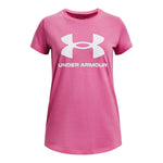 Girls' Under Armour Youth Sportstyle Graphic Tee - 663 PINK
