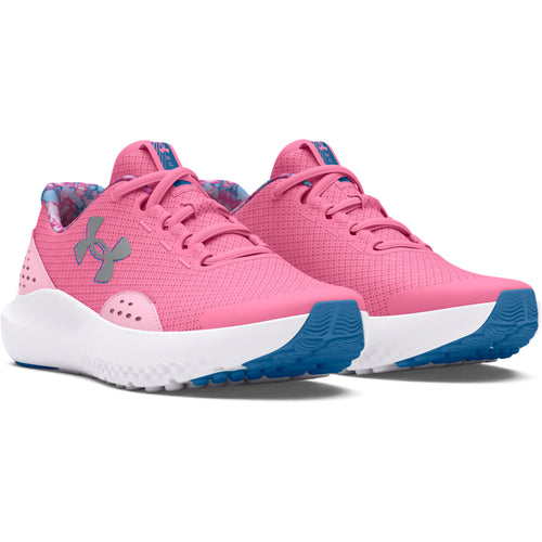 Girls' Under Armour Youth Surge 4 Print - 600 - PINK