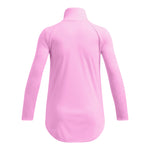 Girls' Under Armour Youth Tech 1/4 Zip - 638 - STELLAR PINK