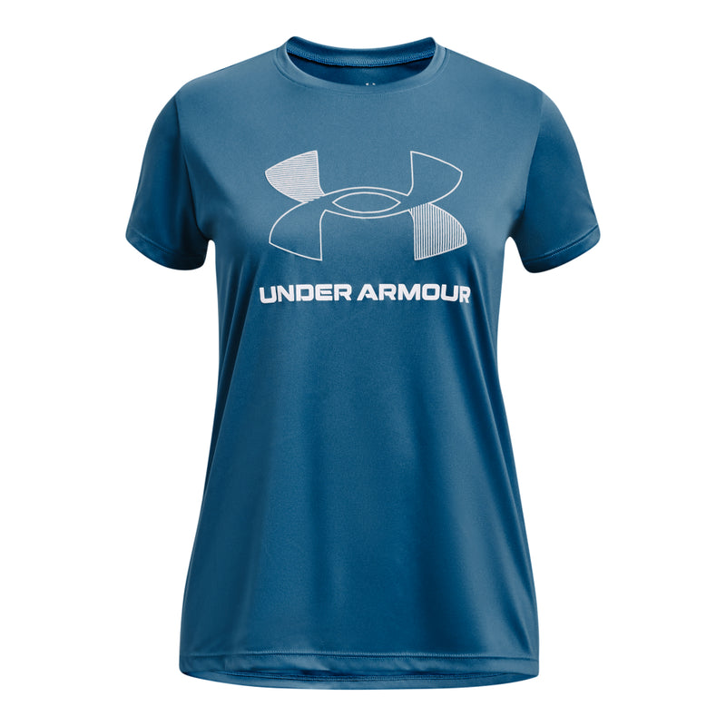 Girls' Under Armour Youth Tech Big Logo T-Shirt - 466