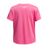 Girls' Under Armour Youth Tech Big Logo T-Shirt - 672 - SUPER PINK