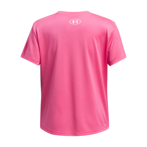 Girls' Under Armour Youth Tech Big Logo T-Shirt - 672 - SUPER PINK