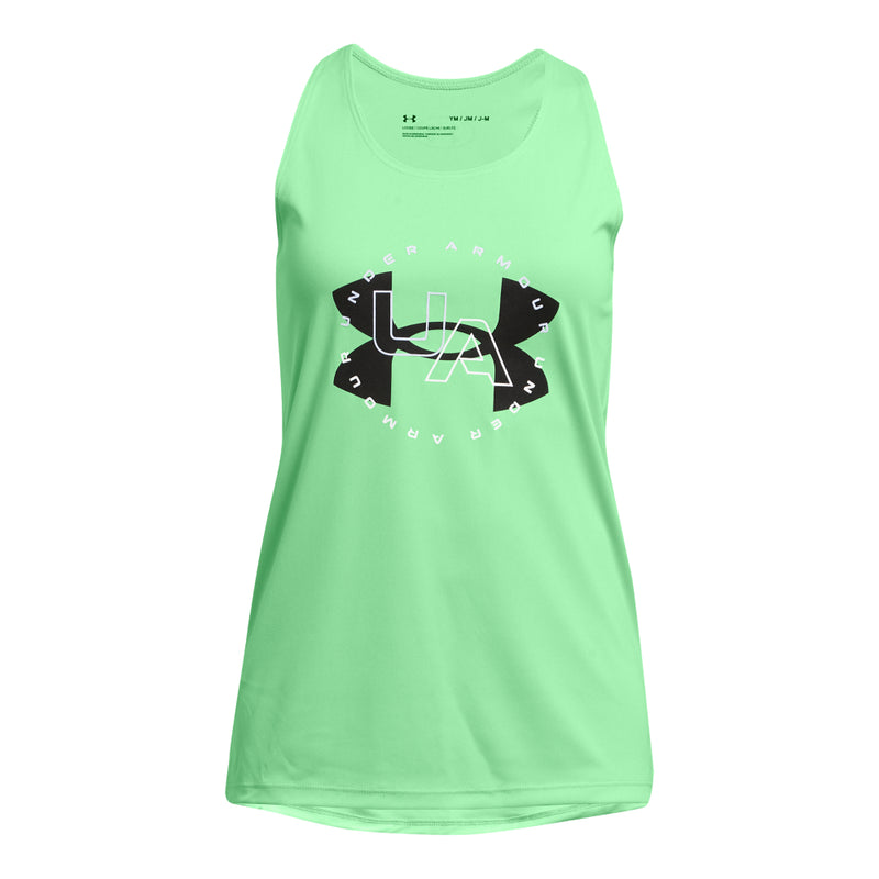 Girls' Under Armour Youth Tech Big Logo Tank - 350 STAR