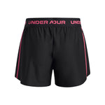 Girls' Under Armour Youth Tech Play Up Logo Short - 002 - BLACK