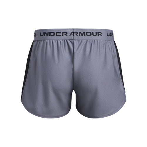 Girls' Under Armour Youth Tech Play Up Logo Short - 024 - GREY