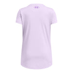 Girls' Under Armour Youth Tech Print Fill Big Logo T-Shirt - 535 SALT