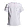 Girls' Under Armour Youth Tech Print Fill T-Shirt - 100 - WHITE
