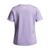 Girls' Under Armour Youth Tech Print Fill T-Shirt - 538 - PURPLE CREST