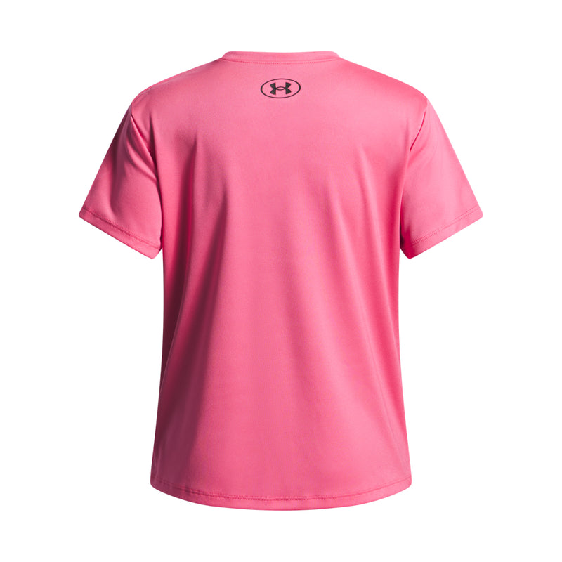 Girls' Under Armour Youth Tech Print Fill T-Shirt - 672 - PINK